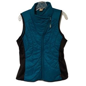Ascend Bass Pro Puffy Vest- teal blue sport, size: Medium